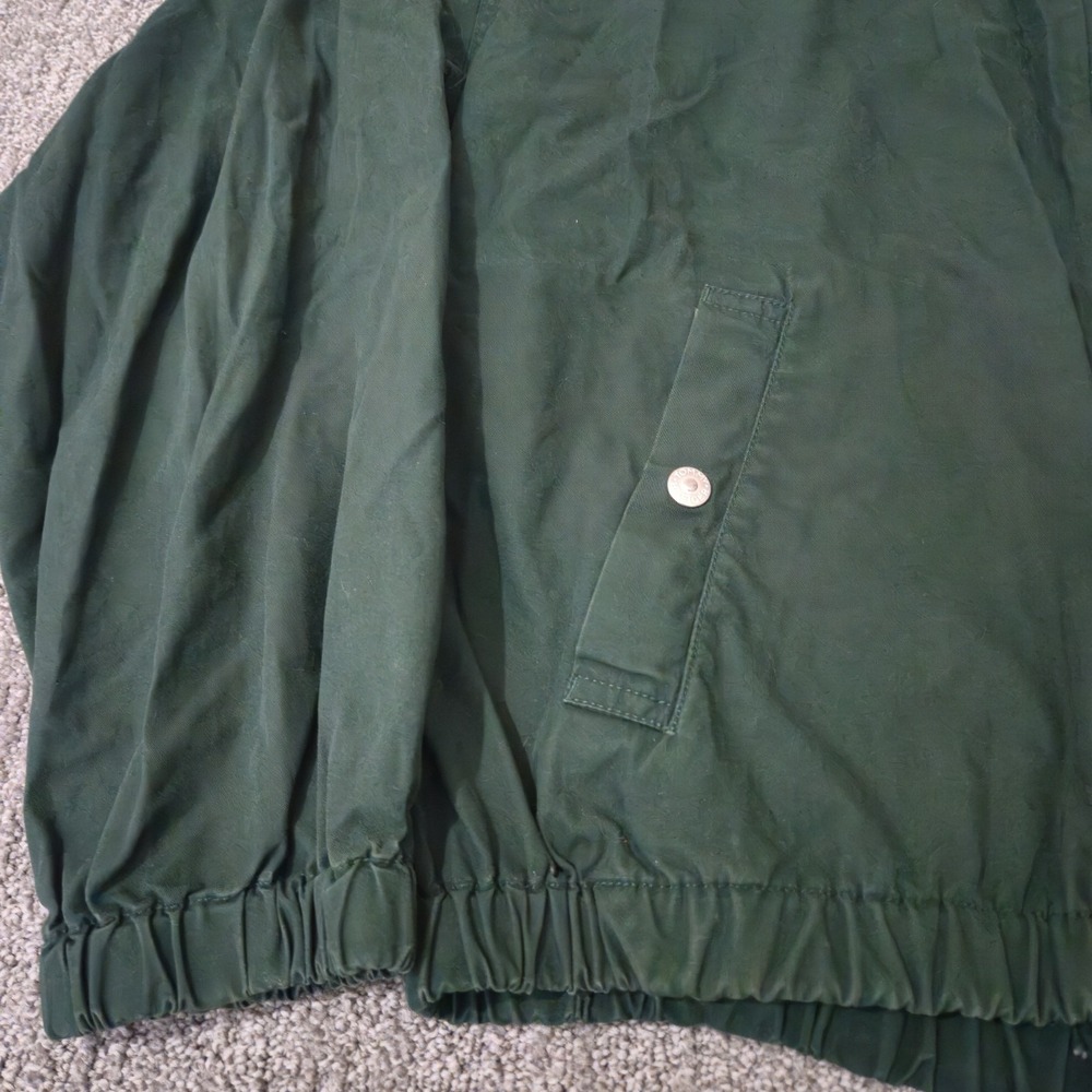 Vintage 90's TOMMY HILFIGER Sailing Jacket Size Large Green Embroidered - Picture 5 of 7
